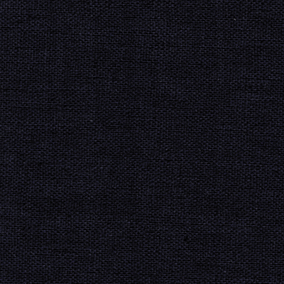 linen cotton fabric by the yard in navy